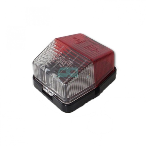 [OCS_0210018B] Jokon Markering SPL115 Rechthoekig Opbouw Rood/Wit