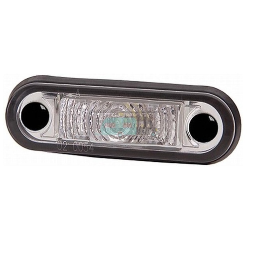 [OCS_0210104B] Hella Breedtelicht LED Ovaal Inbouw Wit 12/24V