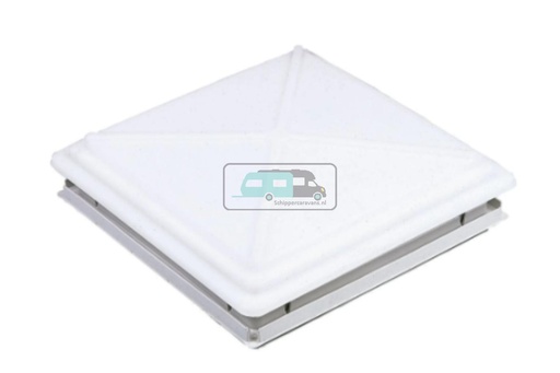 [OCS_A0035464] MPK Dakluik 40x40cm Melkglas Grote Kap+Combirollo Grijs