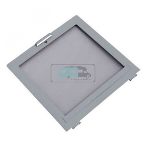 [OCS_0402076] MPK Vliegenhor Scharnier Buitenzijde 40x40cm Grijs