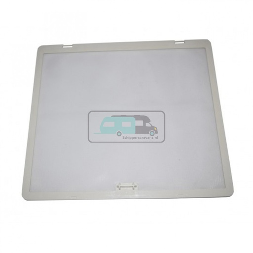 [OCS_0402079] MPK Vliegenhor Scharnier Buitenzijde 28x28cm Grijs