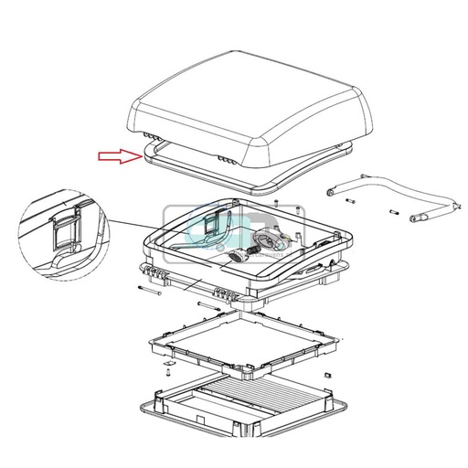 [OCS_0402183] Dometic Micro Heki Afdichtrubber