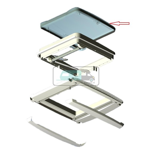 [OCS_0402197] MPK VisionStar M Pro Dakluikkap Zonder Ontluchting