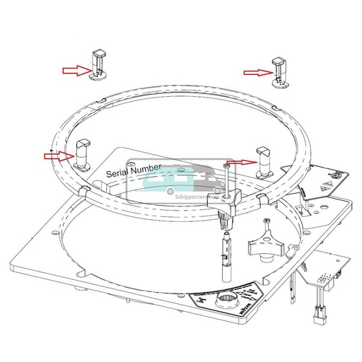 [OCS_A0031398] MaxxFan Bevestigingsklemmen Ring