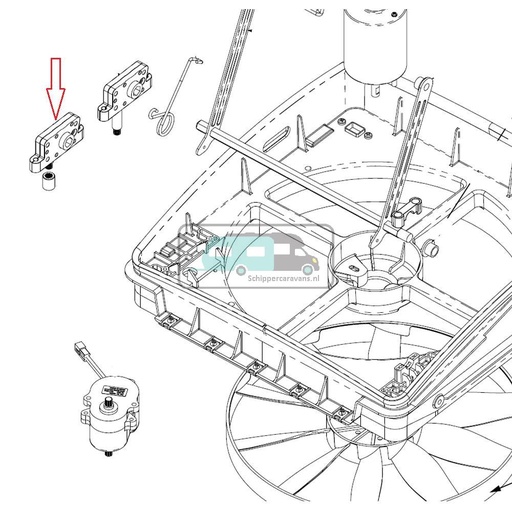 [OCS_A0031428] MaxxFan Opdraaimechanisme Automatisch