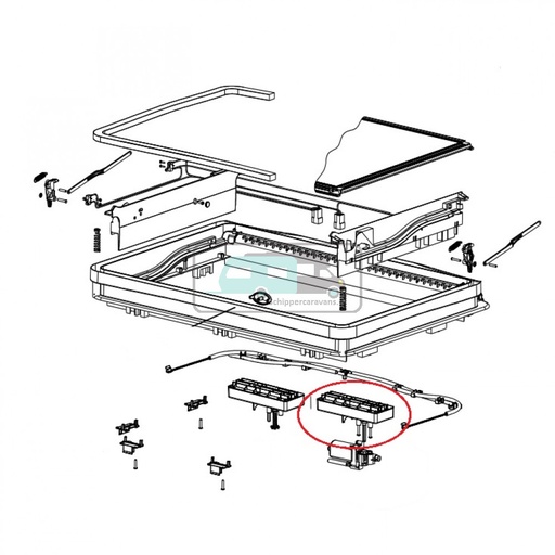 [OCS_0402467] Dometic Midi Heki Elektronische Bediening