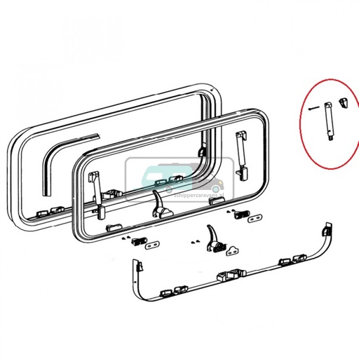 [OCS_0402492B] Dometic Raamuitzetter Klik Klak S7Z >2001