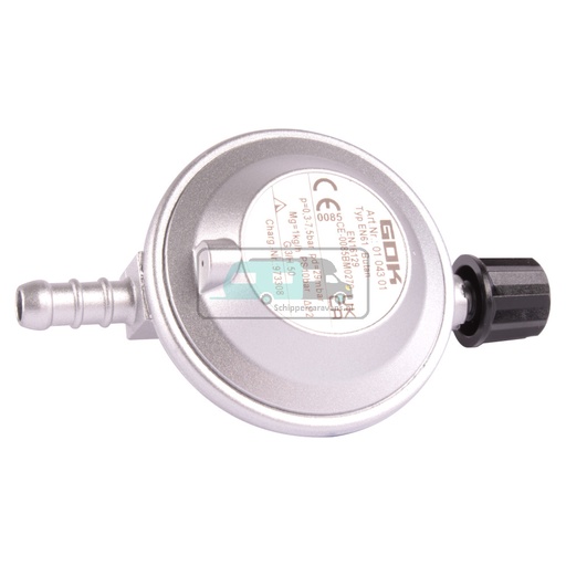 [OCS_0410027B] GOK Drukregelaar Campingaz 30mb Slangpilaar