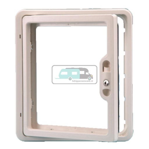 [OCS_A0028366] Thetford Flush Door 3 35x30cm Wit-80 zonder Slot/Cilinder