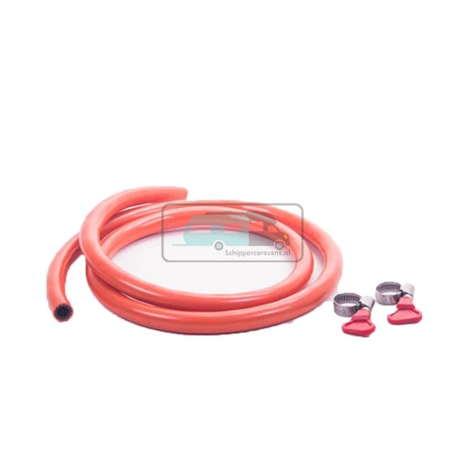 [OCS_0717001B] Gasslang 100cm + 2 Slangklemmen >2030