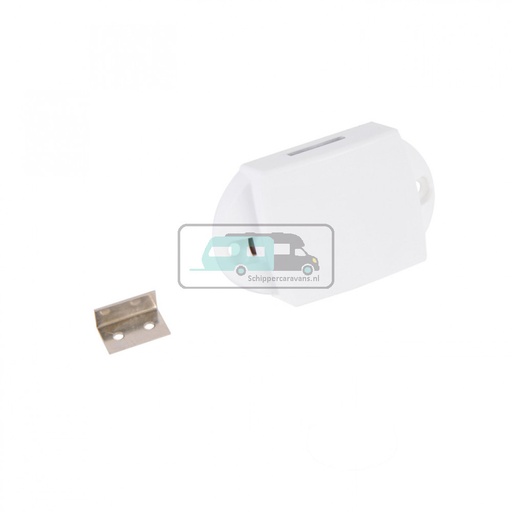 [OCS_0803005B] Drukknopslot Eenzijdig Bedienbaar Wit