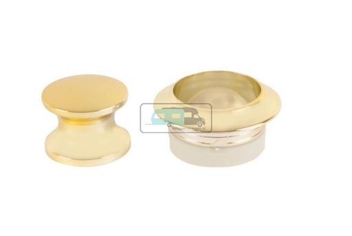 [OCS_A0034888L] Knop+Ring Pushlock Koper 2st.