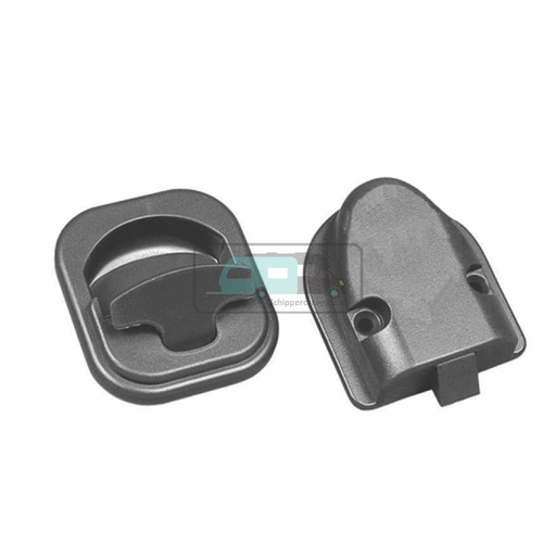 [OCS_0803034B] Kastdeurslot Rond Inbouw Grijs