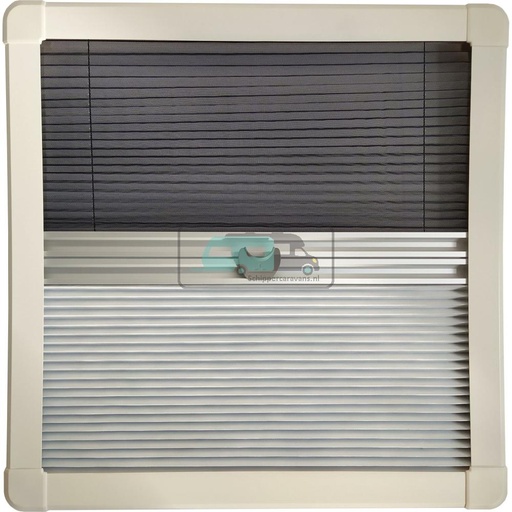 [OCS_A0035090] Horrex Gebogen Duo Plissé R5000 Crèmewit 524x534