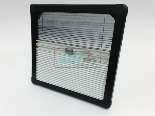 [OCS_0815567] Horrex Rechte Duo Plissé R5000 Zwart 852x349