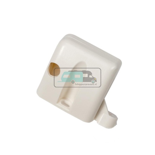 [OCS_A0026760] Remiflair 1 Eindkap met Bevestiging Links Crèmewit