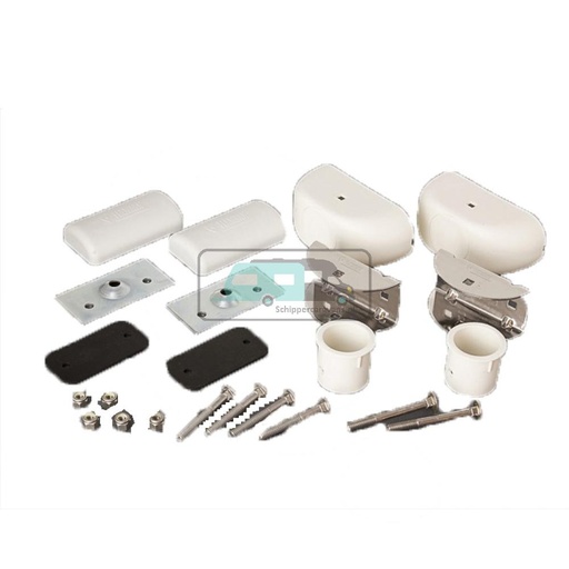 [OCS_A9900837] Fiamma Wandbevestiging onder. Compleet set 2 stuk