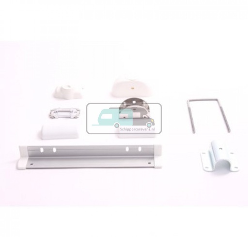 [OCS_0902035] Fiamma Wandbevestiging boven. Compleet set 2 stuk