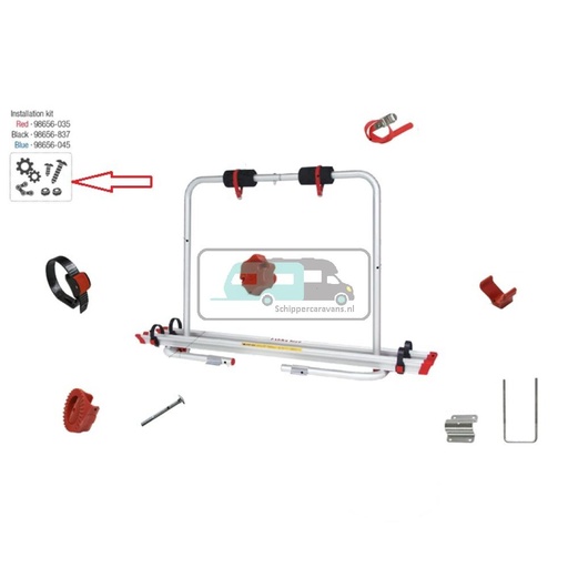 [OCS_A0024600] Fiamma Installatie kit Carry-Bike XLA Blue