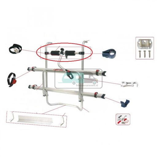 [OCS_0902097] Fiamma Tussen buis v bikeholder CB Caravan Hobby