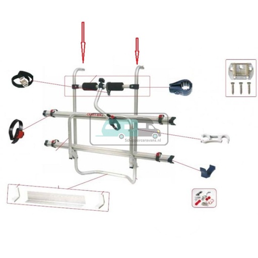 [OCS_A9900881] Fiamma Upper struct. kit CB caravan Hobby 98656-261