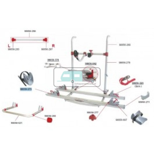 [OCS_A9900885] Fiamma Left sliding wedge 98656-273