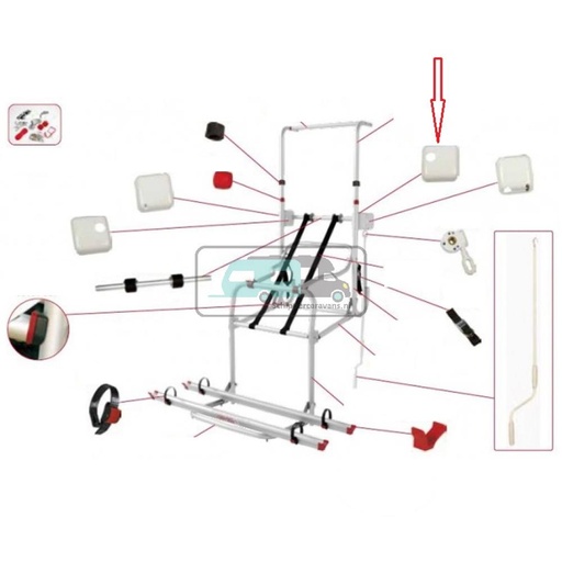 [OCS_A9900554] Fiamma Right inside cover Lift 77 98656-162