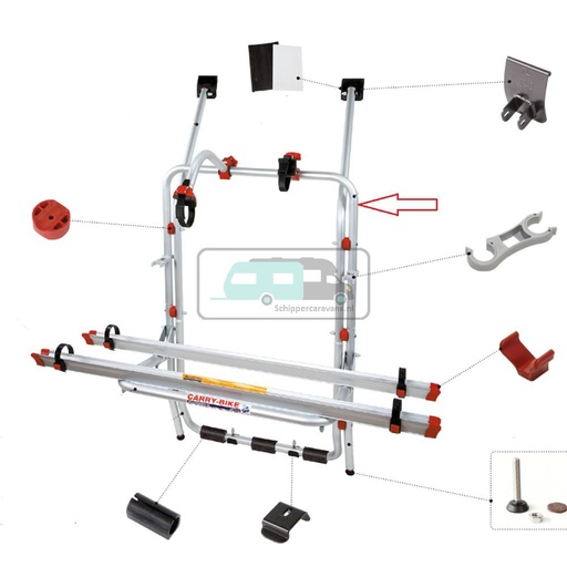 [OCS_0902165] Fiamma Carry-Bike VW T4 Bovenbeugel