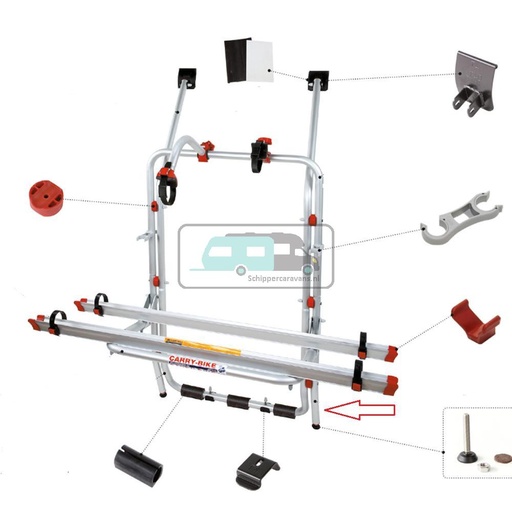 [OCS_A9900552] Fiamma Carry-Bike VW T4 Onderbeugel