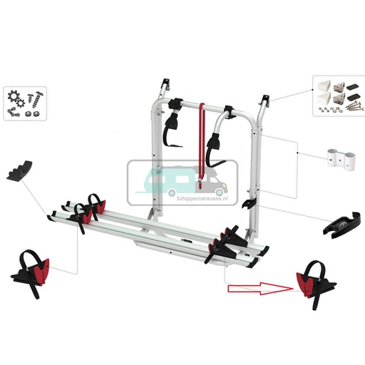 [OCS_0902178] Fiamma Carry-Bike Garage Wielklem Rechts