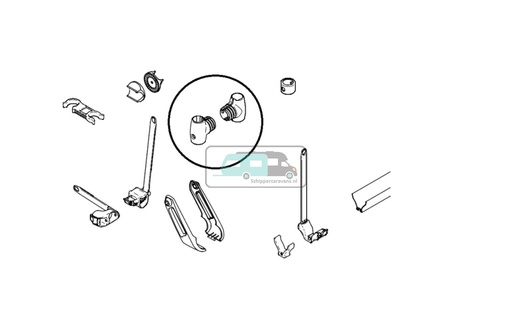 [OCS_A9902631] Thule Sport G2 T-Piece 2st.