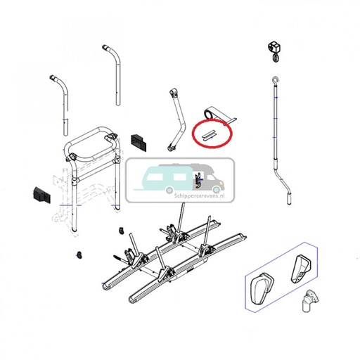 [OCS_0906195] Thule Lift Repair Kit Insert Pull Strap