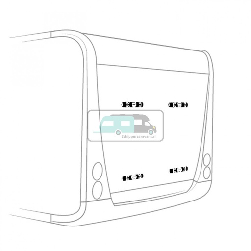 [OCS_0906199] Thule adapter 4-punt montage Euramobil MI3