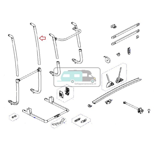 [OCS_A0025165] Thule Excellent Arm Black (1x)