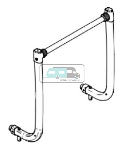[OCS_A0025163] Thule Excellent Crossbar + t pieces + Body Black
