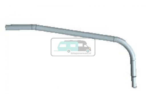 [OCS_0907212] HTD Aluminium Buis Gebogen 2st.