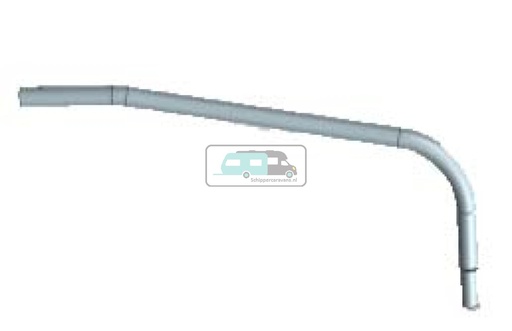 [OCS_A0034747] HTD Aluminium Buis Gebogen 2st.