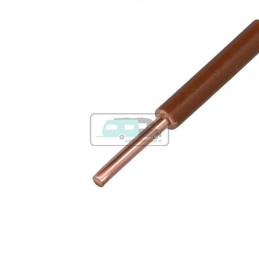 [OCS_1101082] Berker Installatiedraad 1,5mm2 Bruin 100m
