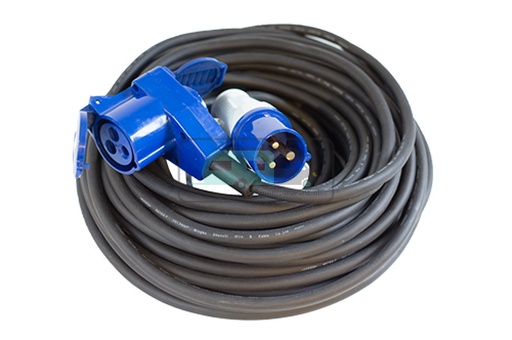 [OCS_1101110] Vechline Verloopkabel 3x2.5mm² CEE-Winkelkoppeling 25m