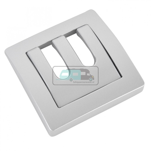 [OCS_1114013B] Kapstok 3-Haaks Inklapbaar Mat Chroom