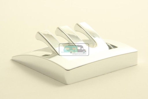 [OCS_A0033456L] Kapstok 3-Haaks Inklapbaar Hoogglans Chroom