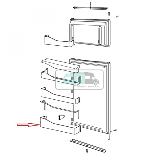 [OCS_1133148] Dometic Deurrek RM 7505 2412077113