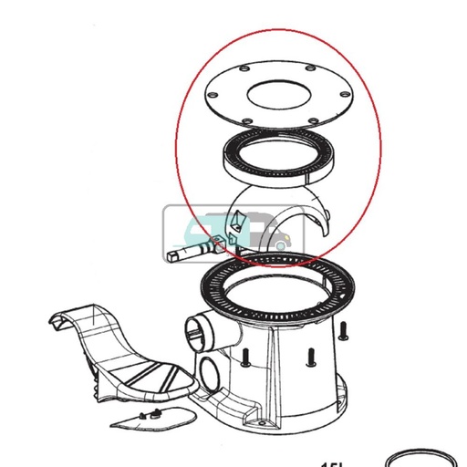 [OCS_A0030442] Dometic VT2500 Halve Bol Afdichtingskit