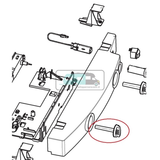[OCS_A0030421] Dometic RMS8550 Draainkop Keuzeschakelaar