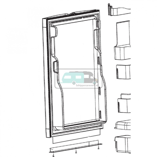 [OCS_1133431] Dometic RM7360 Deur Zonder Deurvak