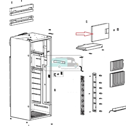 [OCS_1133445] Dometic Deur Invriescompatiment