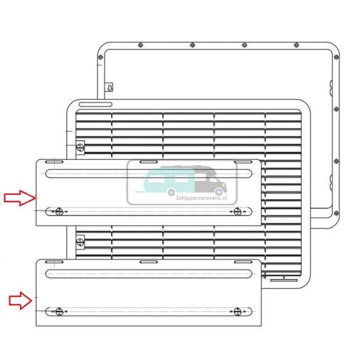 [OCS_1133464] Dometic L200 Winterafdekkap Lichtgrijs 442.5x130