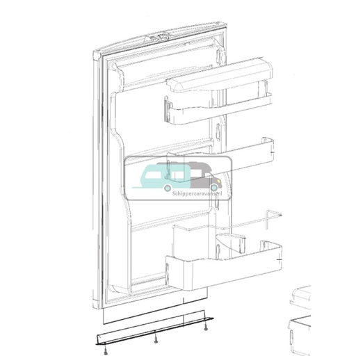 [OCS_A0030399] Dometic RM7290L Deur Service Compleet 525x758