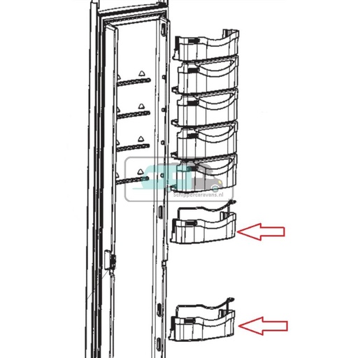 [OCS_A0030427] Dometic RML8230 Deurvak Hobby