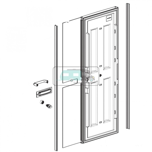 [OCS_1133547] Dometic RML9430 Deur Compleet 464x1223